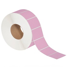 Pink Thermal Transfer Labels