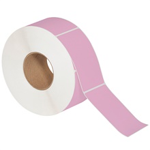 Pink Thermal Transfer Labels