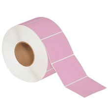 Pink Thermal Transfer Labels