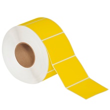 Yellow Thermal Transfer Labels