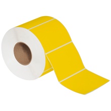 Yellow Thermal Transfer Labels