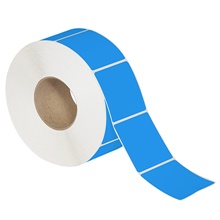 Fluorescent Blue Thermal Transfer Labels