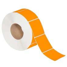 Fluorescent Orange Thermal Transfer Labels