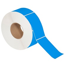 Fluorescent Blue Thermal Transfer Labels