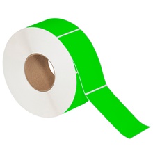Fluorescent Green Thermal Transfer Labels