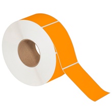 Fluorescent Orange Thermal Transfer Labels