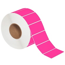 Fluorescent Pink Thermal Transfer Labels