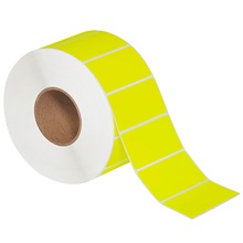 Fluorescent Yellow Thermal Transfer Labels