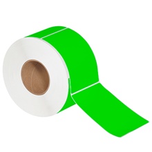 Fluorescent Green Thermal Transfer Labels