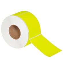Fluorescent Yellow Thermal Transfer Labels