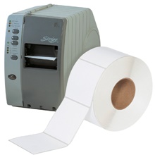 White Direct Thermal Labels