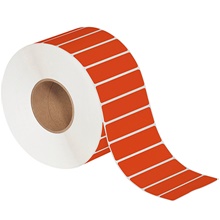 Red Direct Thermal Labels