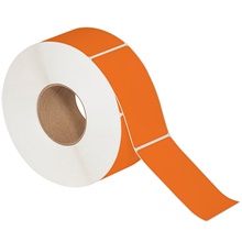 Orange Direct Thermal Labels