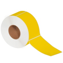 Yellow Direct Thermal Labels