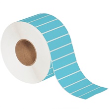Blue Direct Thermal Labels