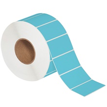 Blue Direct Thermal Labels