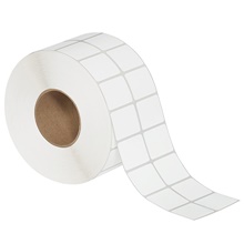 2-Up White Thermal Transfer Labels