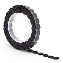 3/8" Black Hook Tape Logic® Individual Tape Dots