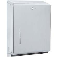 C-Fold/Multi-Fold Hand Towel Dispenser - Steel