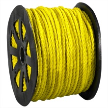 3/16" Yellow Twisted Rope