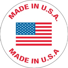 1" Circle - ".S.A." Labels