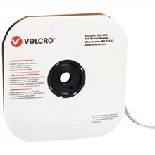 5/' - Loop - White VELCRO® Brand Tape - Individual Strips
