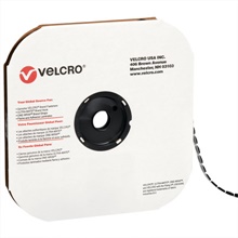 3/8" - Hook - Black VELCRO® Brand Tape - Individual Dots
