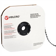 7/8" - Loop - Black VELCRO® Brand Tape - Individual Dots