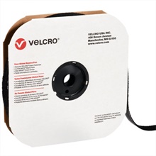 ' - Loop - Black VELCRO® Brand Tape - Individual Strips