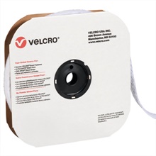 ' - Loop - White VELCRO® Brand Tape - Individual Strips