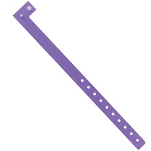 3/ Purple Plastic Wristbands