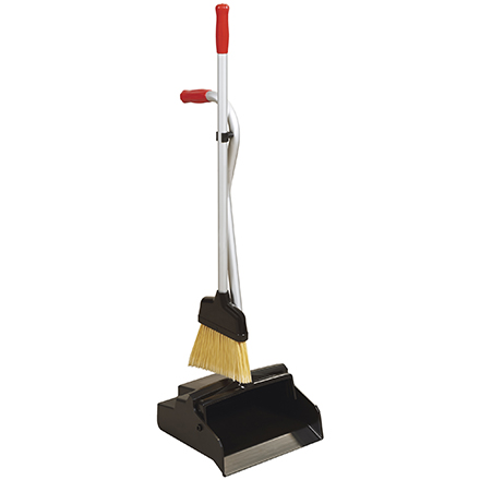 Broom and dust pan